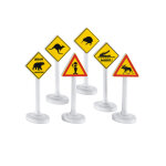 Set de signaux routiers internationaux siku - echelle 1 / 64e