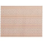 Set de table coloris tomette en pvc panama winkler 33 x 45 cm