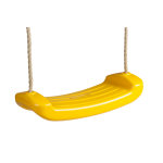 Siège de balançoire en plastique jaune pour portique de 1, 9 à 2, 5 m Siège de balançoire en plastique jaune pour portique de 1, 9 à 2, 5 m