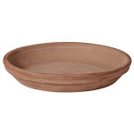 Soucoupe imperm�able moka d. 15 x h2, 3 cm