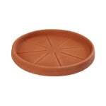 Soucoupe en polythylne terre de sienne euro3plast cilindro -  60 cm