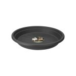 Soucoupe ronde couleur anthracite - Ø 17x2. 6 cm Soucoupe ronde couleur anthracite - Ø 17x2. 6 cm