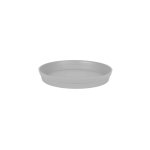 Soucoupe toscane en polypropylène coloris gris béton Ø 40 x 5, 8 cm Soucoupe toscane en polypropylène coloris gris béton Ø 40 x 5, 8 cm