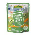 Soupe bio de pois casss 50 cl