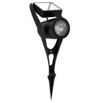 Spot solaire 70 lumens en métal noir watt&home 365 premium - 32 cm Spot solaire 70 lumens en métal noir watt&home 365 premium - 32 cm