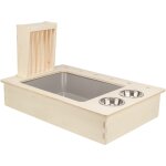 Station mangeoire pour lapin et petit rongeur en bois non traité trixie 70 x 41 x 4 Station mangeoire pour lapin et petit rongeur en bois non traité trixie 70 x 41 x 4