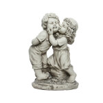 Statue enfants en magnésium blanc cassé kaemingk - 25 x 40, 5 x 60 cm Statue enfants en magnésium blanc cassé kaemingk - 25 x 40, 5 x 60 cm