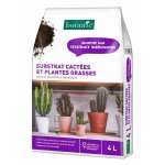 Substrat cactes et plantes grasses botanic - 4 l