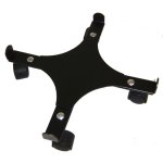 Support 4 roulettes extensible gris martel� 34 � 51 cm