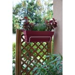 Support de jardinire blanc 35 cm