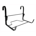 Support de jardinire universel large en mtal gris martel 35 cm