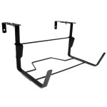 Support de jardinire universel rglable en mtal gris martel 35 cm