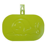 Support tuyau mtal mural vert pomme