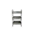 Support en zinc pour potager - 36, 5 x 77, 5 cm Support en zinc pour potager - 36, 5 x 77, 5 cm