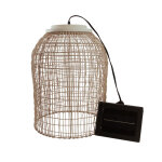Suspension solaire boh�me en rotin synth�tique ko samuy - � 34 x h 46 cm