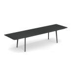 Table plus 4 gris fer ancien grand modle 330 x 220 x 90 cm