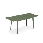 Table en acier vert militaire balcony - 120 / 172 x 80 x 76 cm Table en acier vert militaire balcony - 120 / 172 x 80 x 76 cm