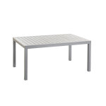 Table avec allonge en aluminium taupe / anthracite talia - 165 / 261 x 100 x 75 cm Table avec allonge en aluminium taupe / anthracite talia - 165 / 261 x 100 x 75 cm