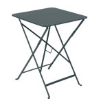 Table carrée pliante bistro gris orage Table carrée pliante bistro gris orage