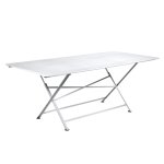 Table de jardin cargo fermob blanc coton l190xl90xh74 Table de jardin cargo fermob blanc coton l190xl90xh74