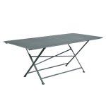 Table de jardin cargo fermob gris orage l190xl90xh74