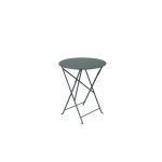Table de jardin ronde pliante bistro fermob gris orage 60 x h 74 cm