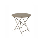 Table de jardin ronde pliante bistro fermob muscade 77 x h 74 cm