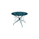 Table montmartre fermob bleu acapulco �96x74