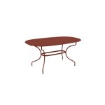 Table opéra + fermob ocre rouge l160xl90xh74 Table opéra + fermob ocre rouge l160xl90xh74