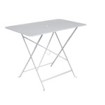 Table pliante bistro fermob en acier coloris blanc coton 97 x 57 x 74 cm Table pliante bistro fermob en acier coloris blanc coton 97 x 57 x 74 cm