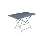Table pliante bistro fermob en acier coloris gris orage 117 x 77 x 74 cm Table pliante bistro fermob en acier coloris gris orage 117 x 77 x 74 cm