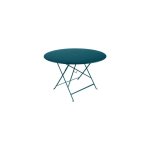 Table pliante bistro fermob bleu acapulco Ø117xh74 Table pliante bistro fermob bleu acapulco Ø117xh74