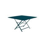 Table pliante cargo fermob bleu acapulco l128xl128xh74 Table pliante cargo fermob bleu acapulco l128xl128xh74