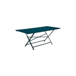 Table pliante cargo fermob bleu acapulco l190xl90xh74 Table pliante cargo fermob bleu acapulco l190xl90xh74