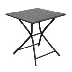 Table pliante carre max grise 70 x 70 x 74 cm