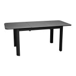 Table rectangulaire  rallonge oro grise 130 / 180 x 80 cm