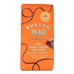 Tablette chocolat bio fourree cacao orange rythm 108 - 100 g