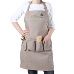 Tablier de jardin coloris taupe taille unique