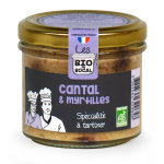 Tartinable au cantal & myrtilles en verrine de 90 g