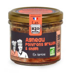 Terrine agneau poivrons grills & thym en verrine de 90 g