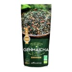 Th vert et riz genmaicha bio en sachet de 100 g