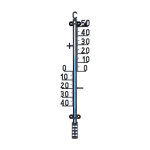 Thermom�tre � chiffres noirs 9, 8x2, 8x41, 4 cm