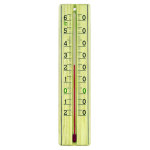 Thermomètre hêtre en bois taupe de 22 cm Thermomètre hêtre en bois taupe de 22 cm