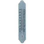 Thermomètre en vieux zinc gris 9x1, 1x49, 5 cm Thermomètre en vieux zinc gris 9x1, 1x49, 5 cm