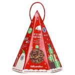 Tipi surprise de nol pour chat avec des friandises en forme de c?ur au poulet et un
