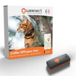 Traceur gps pour chat coloris noir weenect