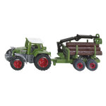 Tracteur avec remorque forestire siku - echelle 1 / 64e