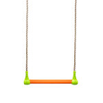 Trapze avec tube en acier vert et orange pour portique de 1, 9  2, 5 m