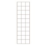 Treillis rectangle mtal l45xh150 cm