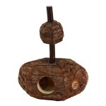 Tunnel en bois pour rongeurs 14x12xh17 cm Tunnel en bois pour rongeurs 14x12xh17 cm